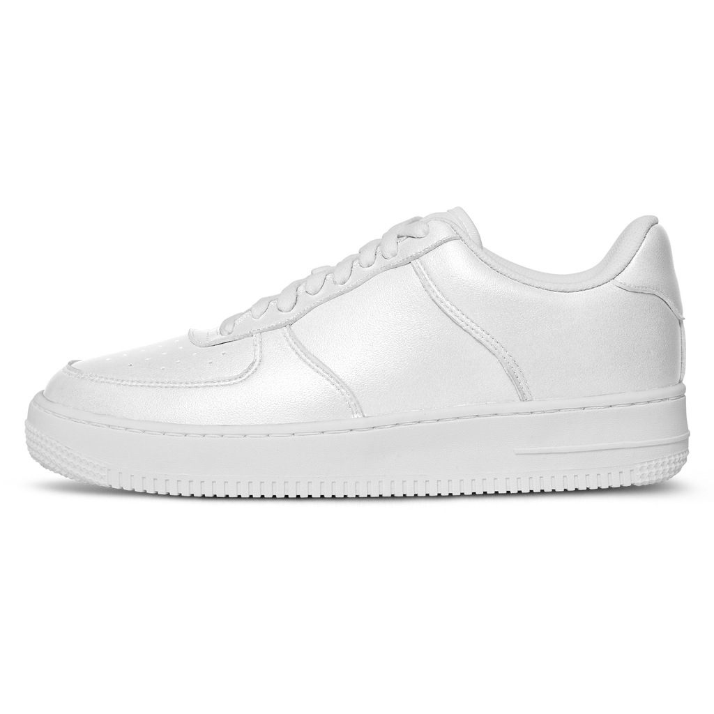 N | core low top | white no logo - Arcadia Apparel