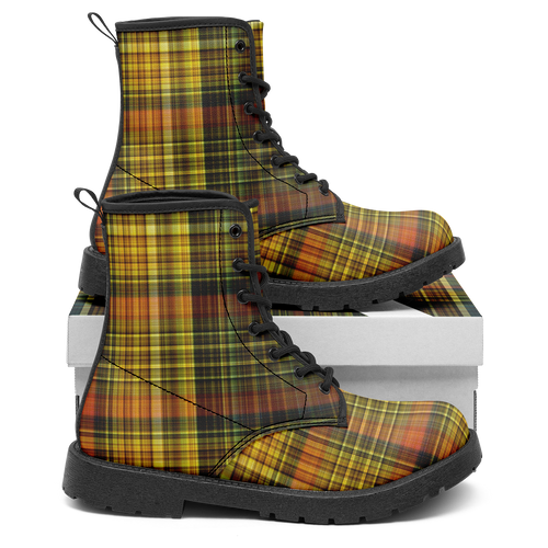 N | city strider boot | yellow plaid