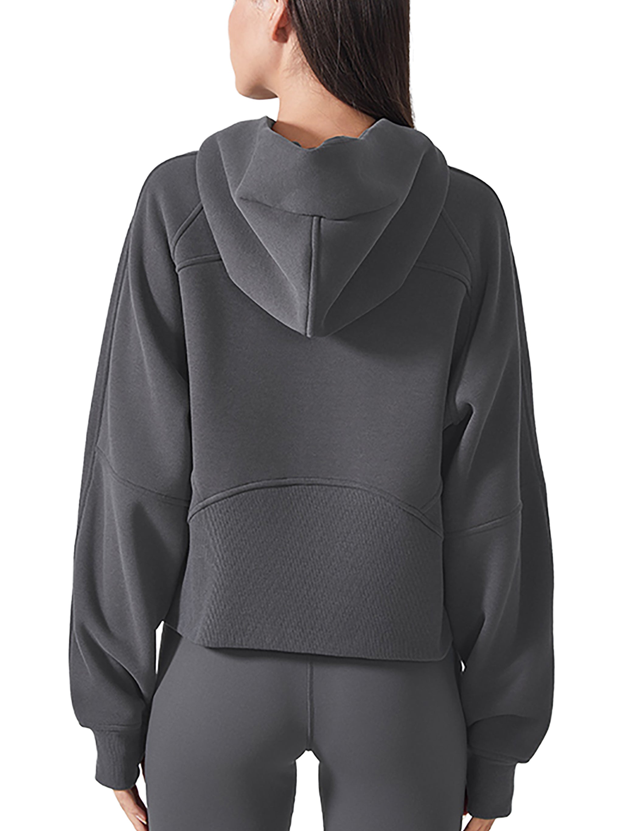 WOMEN'S ZIP-THROUGH HOODIE | cropped - Arcadia Apparel