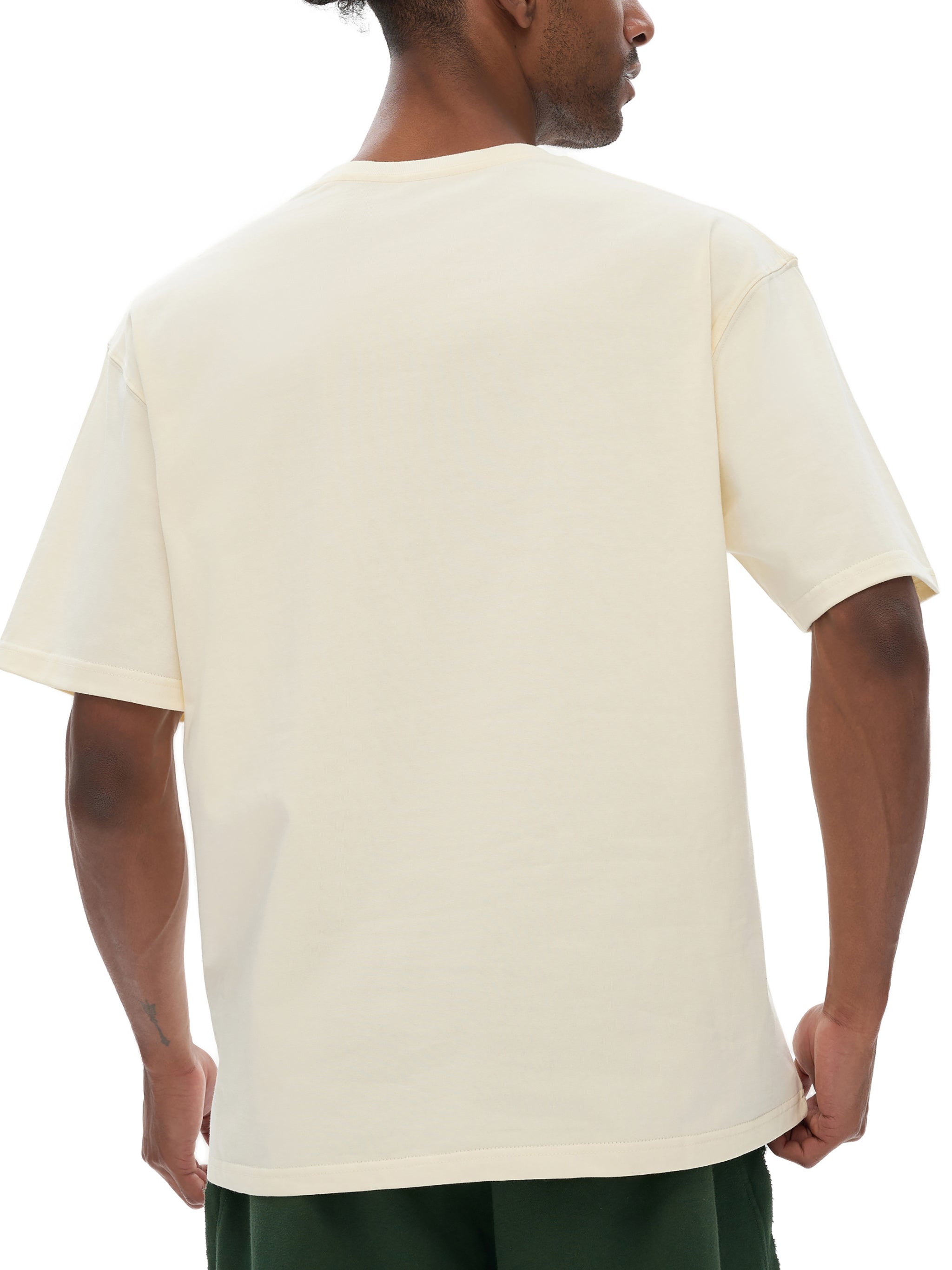 all,arcaprl,heavyweight,drop shoulder,cotton,t-shirt,one-size,upper body,ru0014,relaxed fit