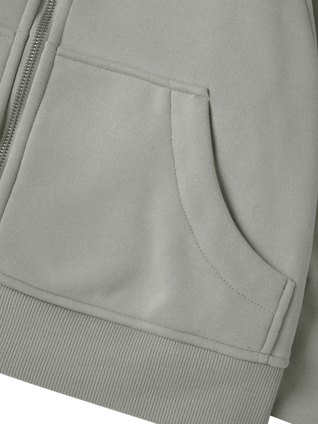 WOMEN'S ZIP-THROUGH HOODIE | cropped - Arcadia Apparel