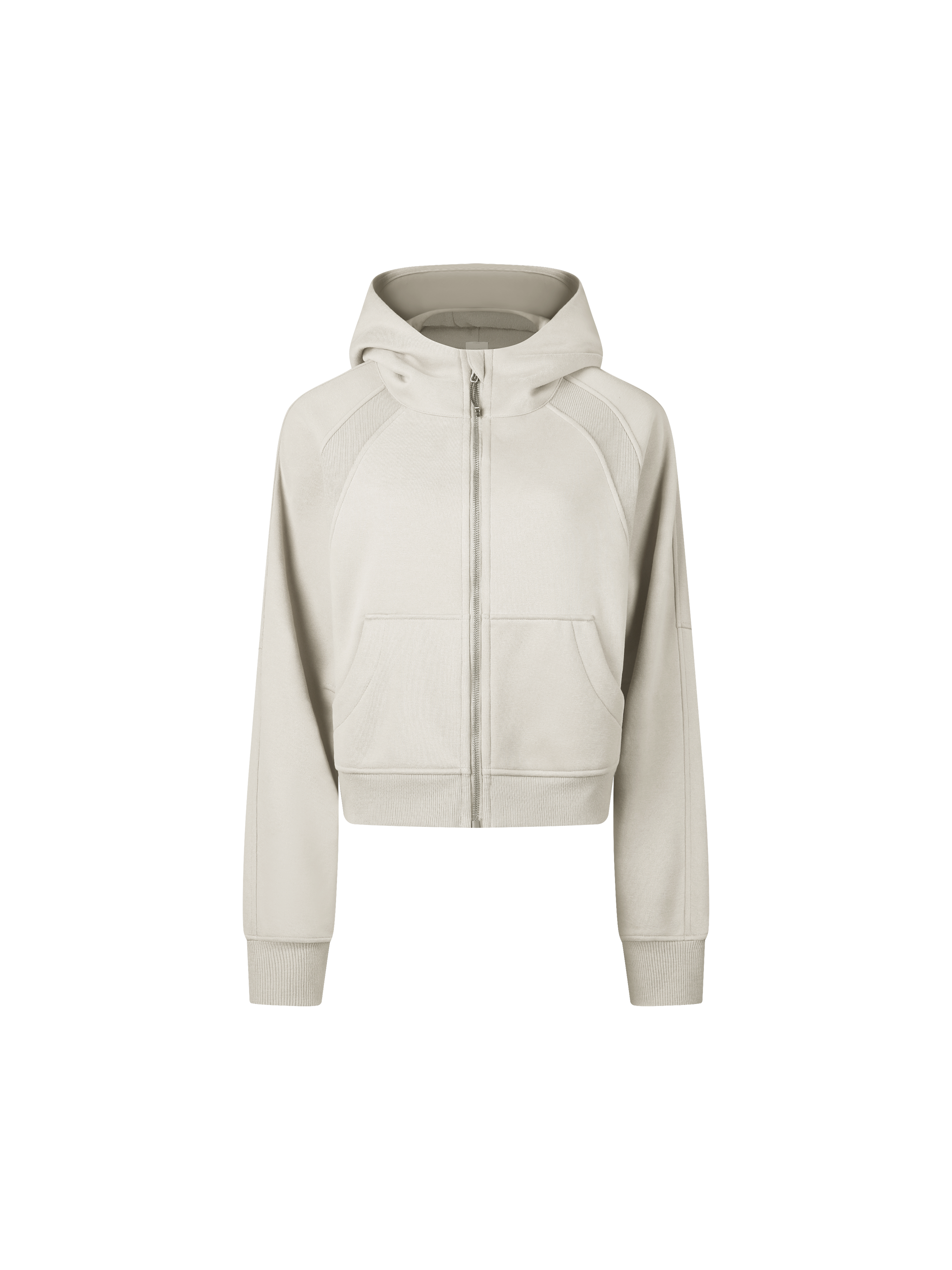 WOMEN'S ZIP-THROUGH HOODIE | cropped - Arcadia Apparel