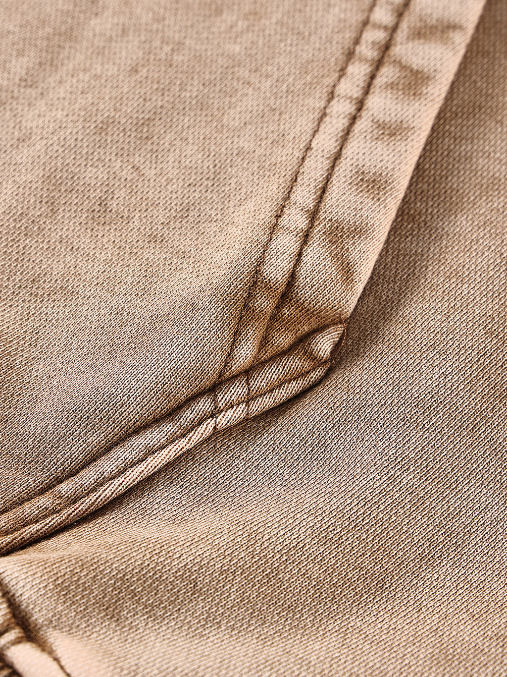 M | SNOW WASHED LOOSE COTTON HOODIE | no logo - Arcadia Apparel