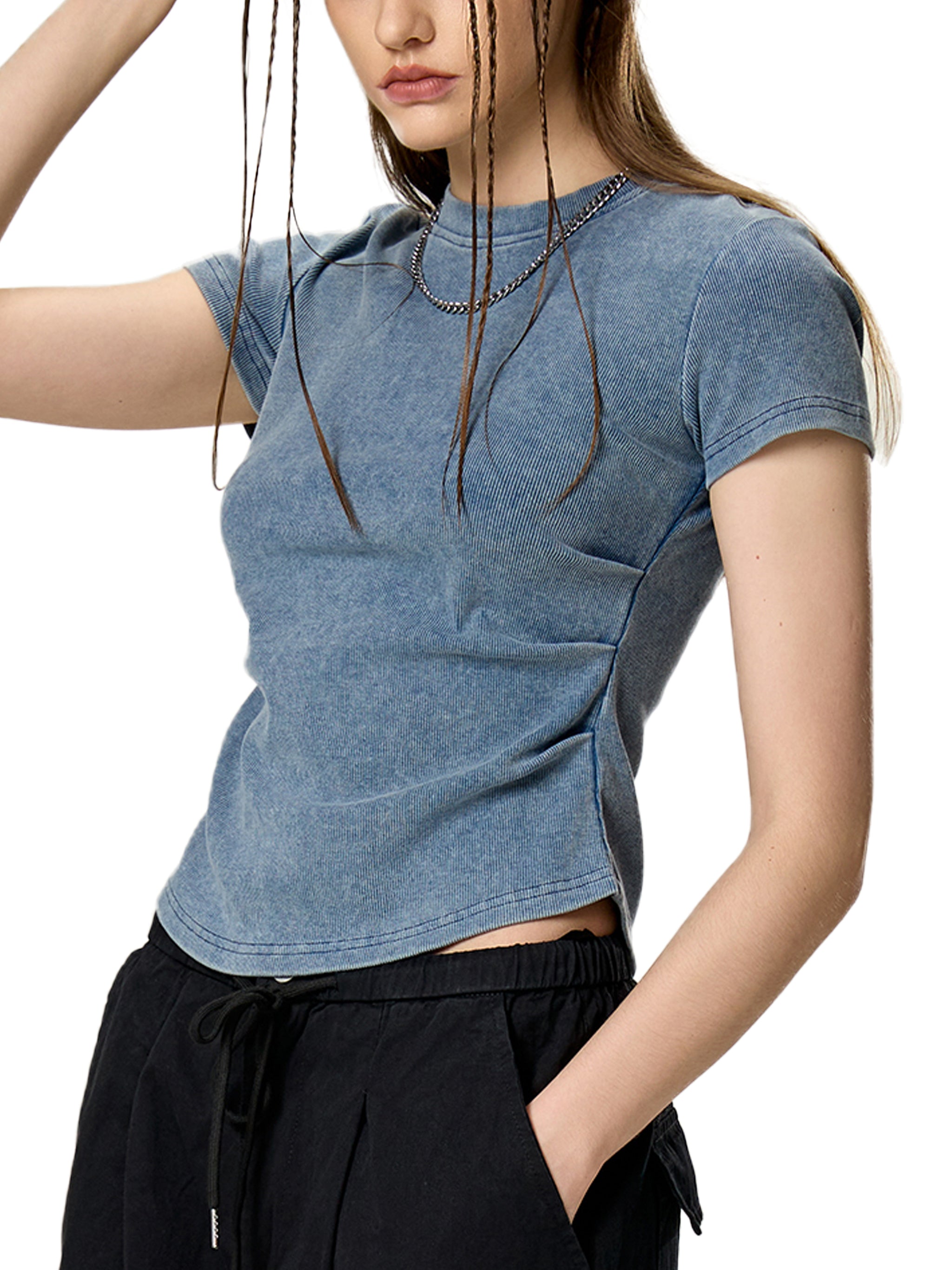 all,arcaprl,arcadia apparel,arcadia,vintage washed,bodycon,cotton,t-shirt,upper,body