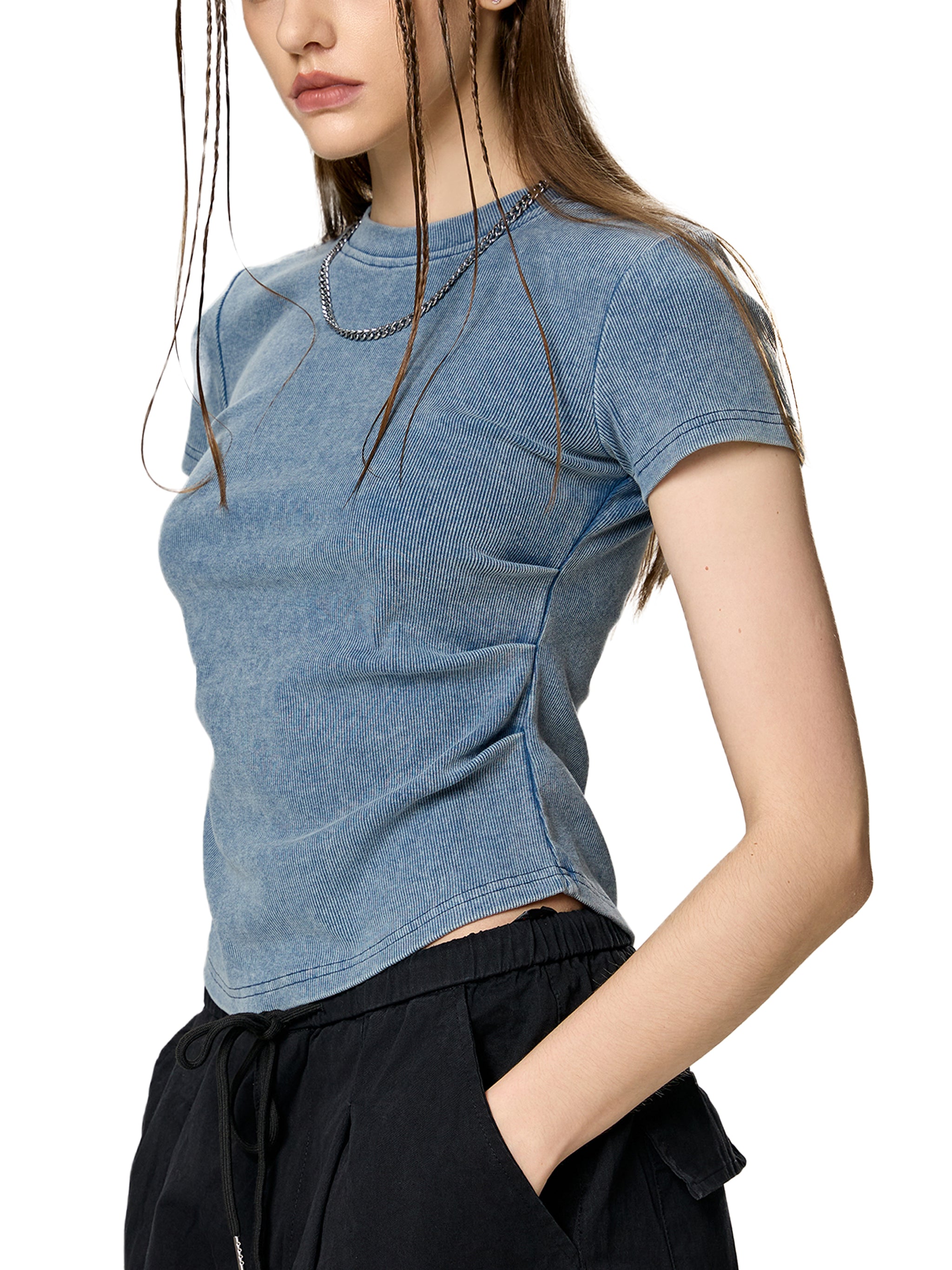 all,arcaprl,arcadia apparel,arcadia,vintage washed,bodycon,cotton,t-shirt,upper,body