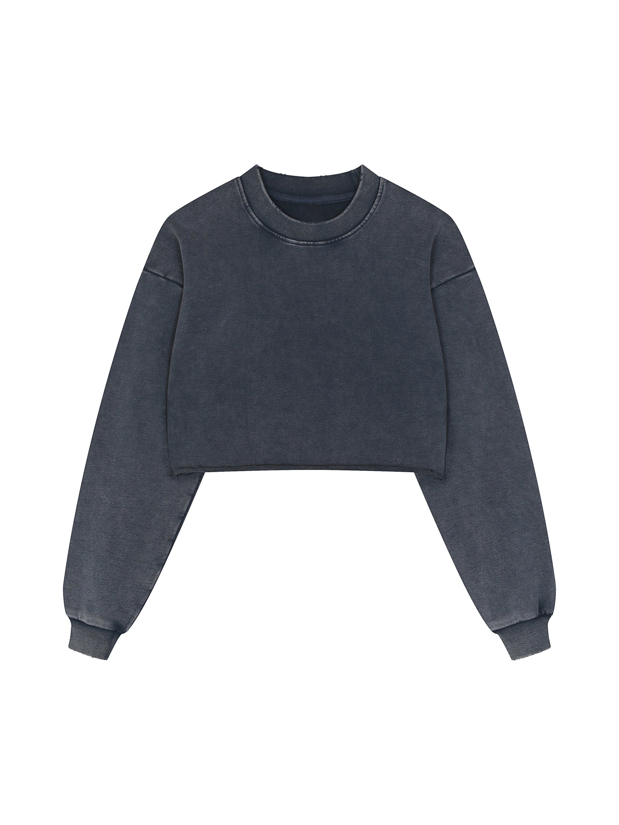 all,arcaprl,arcadia apparel,arcadia,snow washed,raw edge,cropped,sweatshirt,upper,body