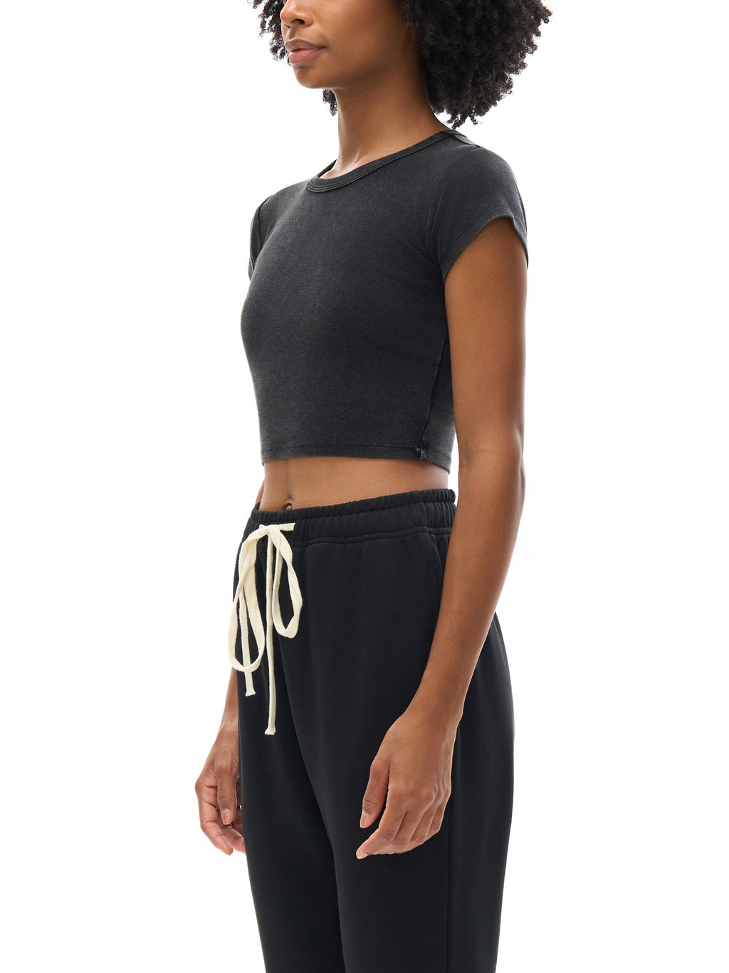 all,arcaprl,arcadia apparel,arcadia,snow washed,crop,top,cropped,upper body,womens