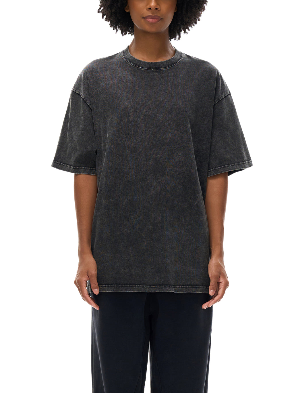 all,arcaprl,arcadia,apparel,tee,t-shirt,oversized,snow washed,cotton,womens