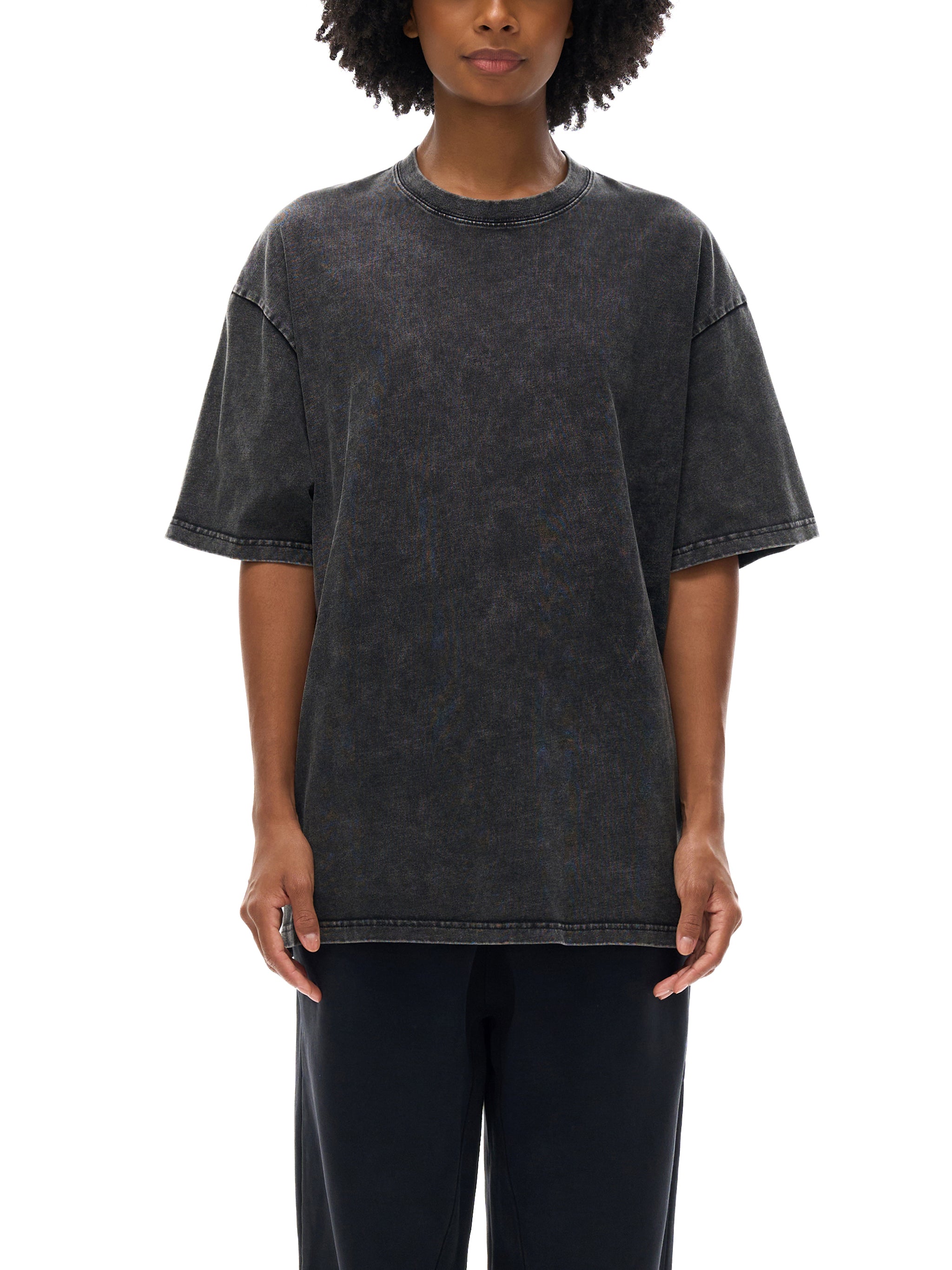 all,arcaprl,arcadia,apparel,tee,t-shirt,oversized,snow washed,cotton,womens