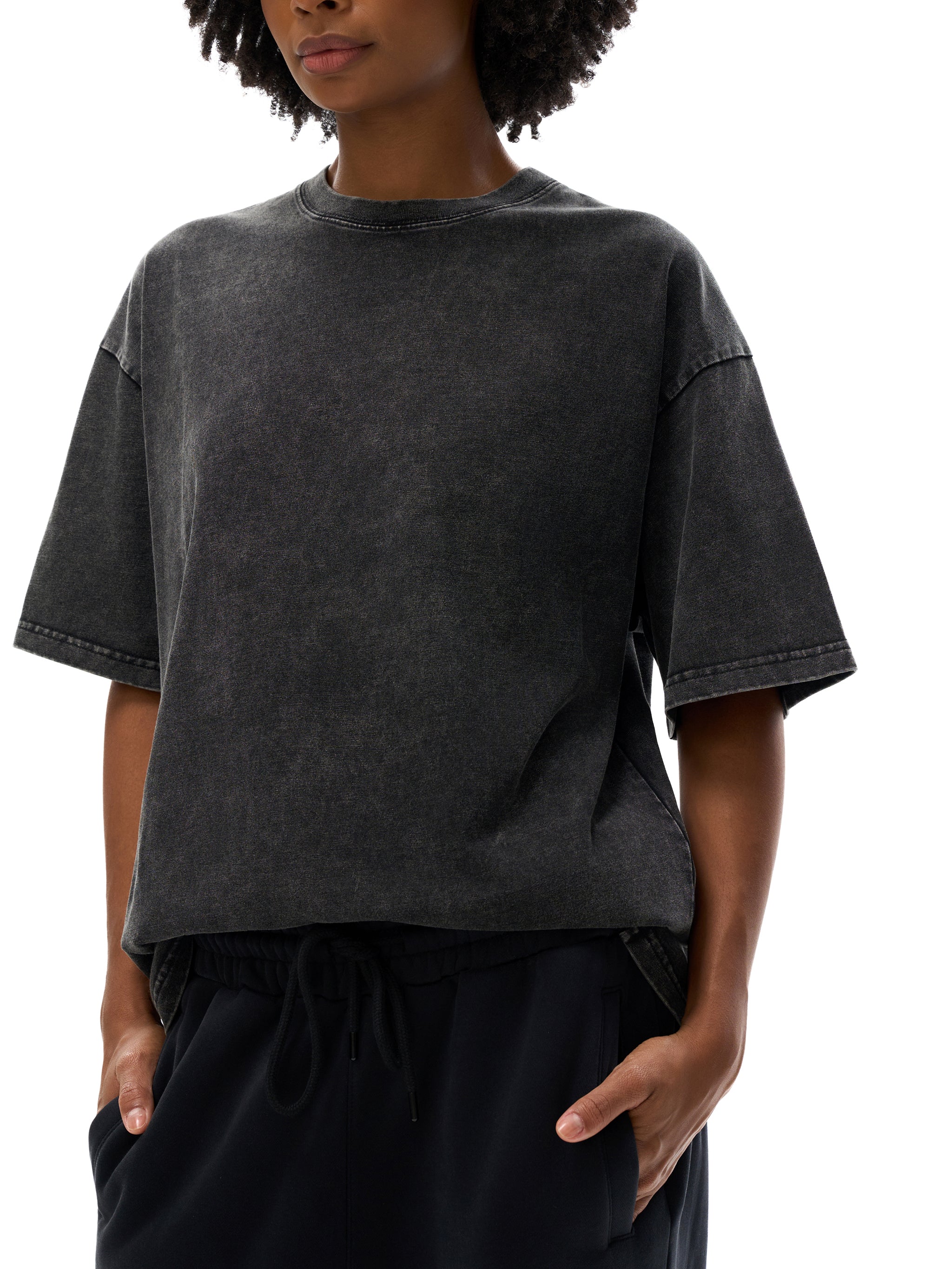 all,arcaprl,arcadia,apparel,tee,t-shirt,oversized,snow washed,cotton,womens
