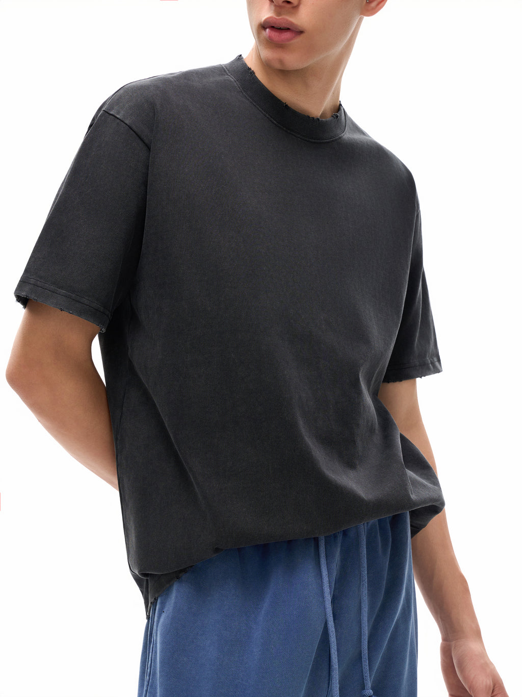 all,heavyweight,vintage washed,frayed,t-shirt,tee,one-size,arcaprl,arcadia apparel,arcadia