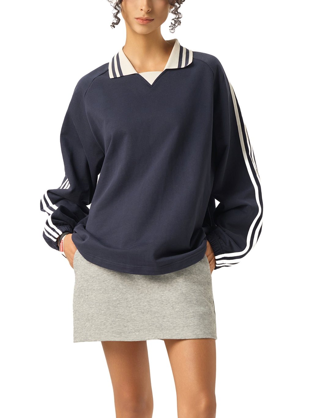 all,wath,womens athleisure,sweatshirt,collar,lapel,contrast,womens,women's,arcaprl