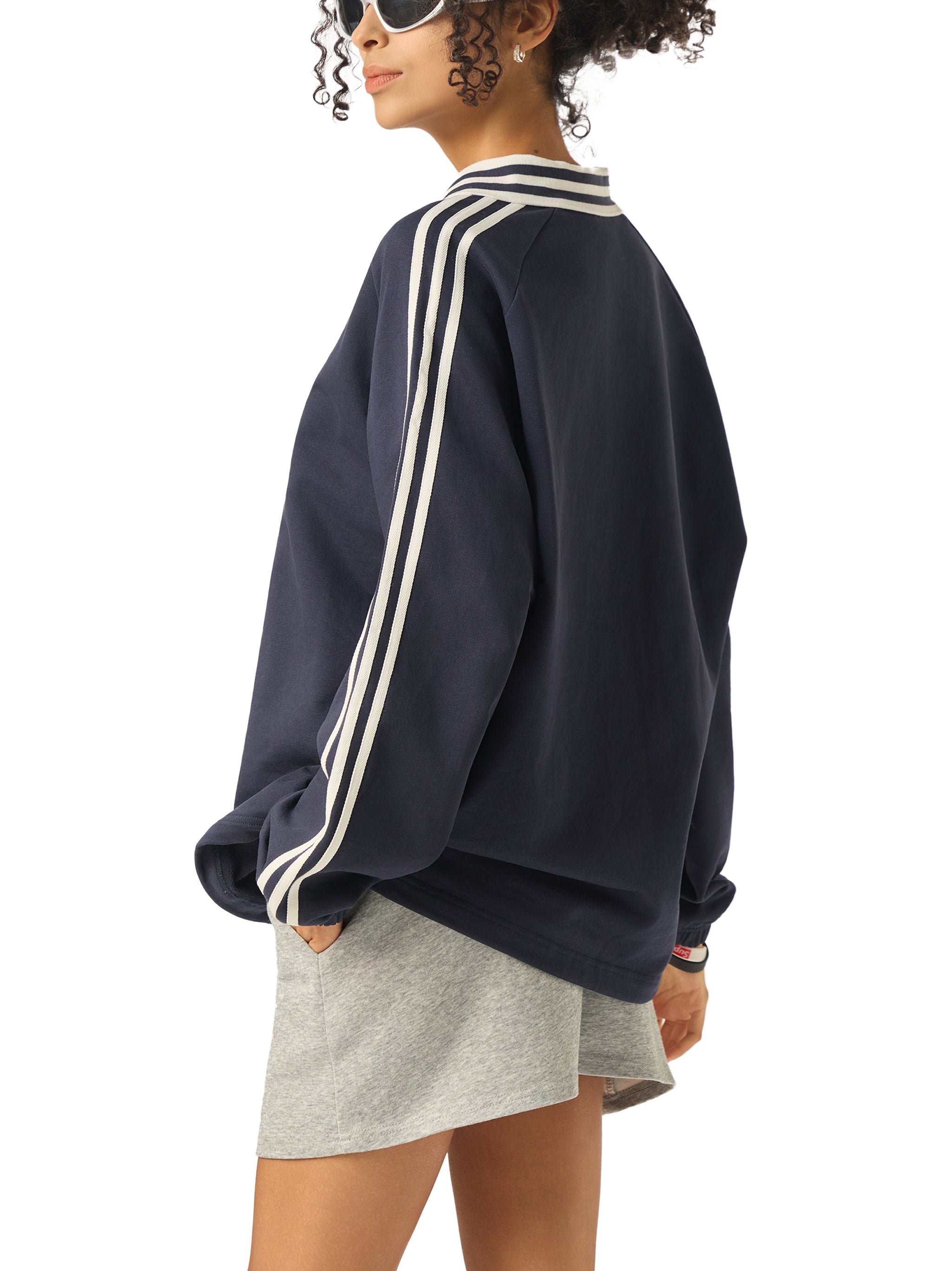 all,wath,womens athleisure,sweatshirt,collar,lapel,contrast,womens,women's,arcaprl