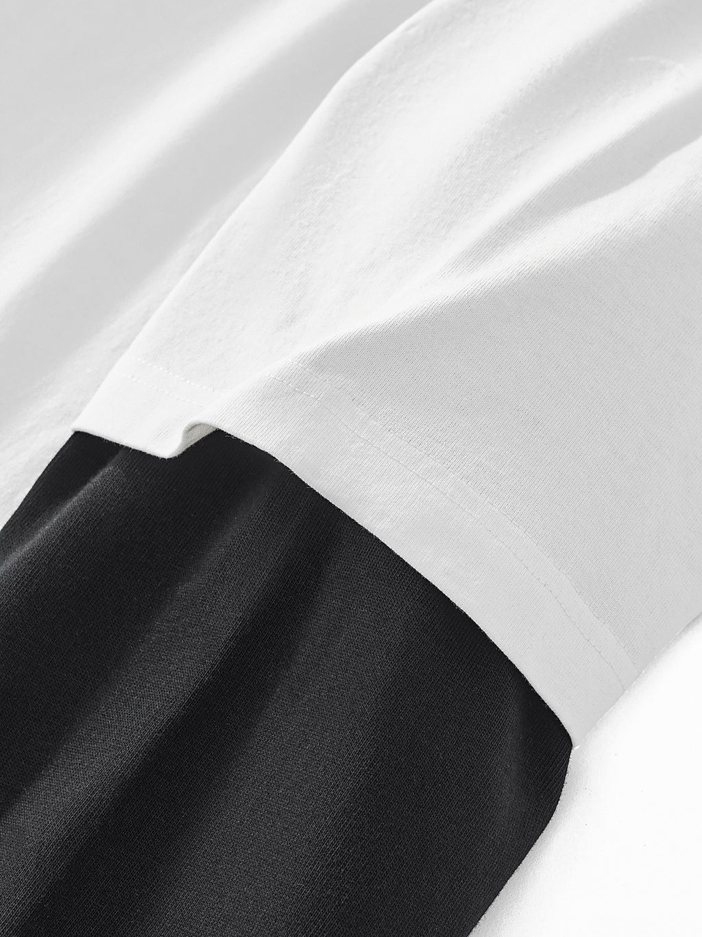 all,arcaprl,arcadia apparel,arcadia,layered,contrast sleeve,cotton,t-shirt,tee,one-size