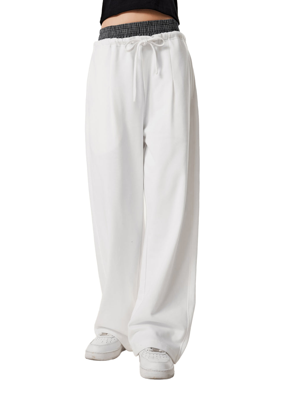 plaid,contrast,waist,pants,all,wath,women,womens,women's,athleisure