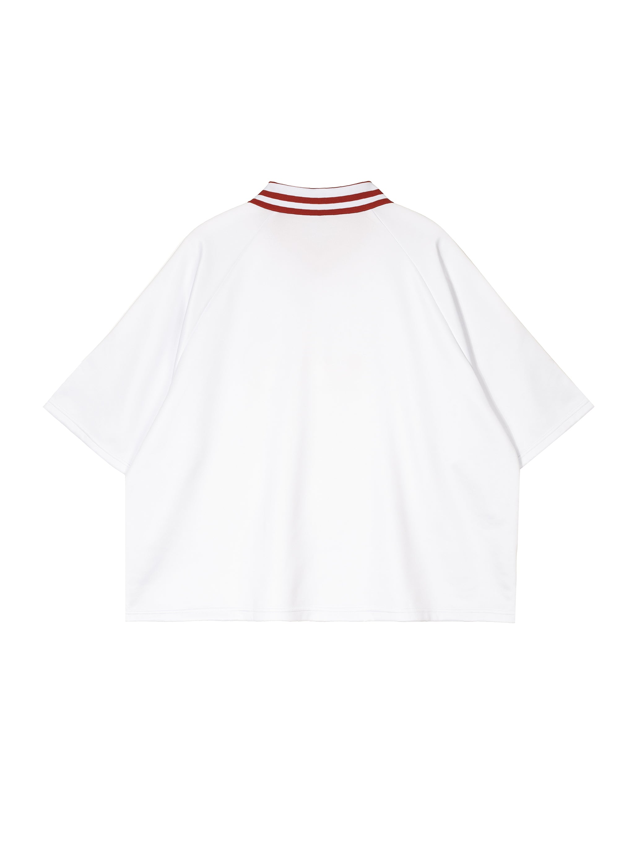 math,wath,mens athleisure,womens athleisure,contrast,lapel,all,collar,boxy,t-shirt
