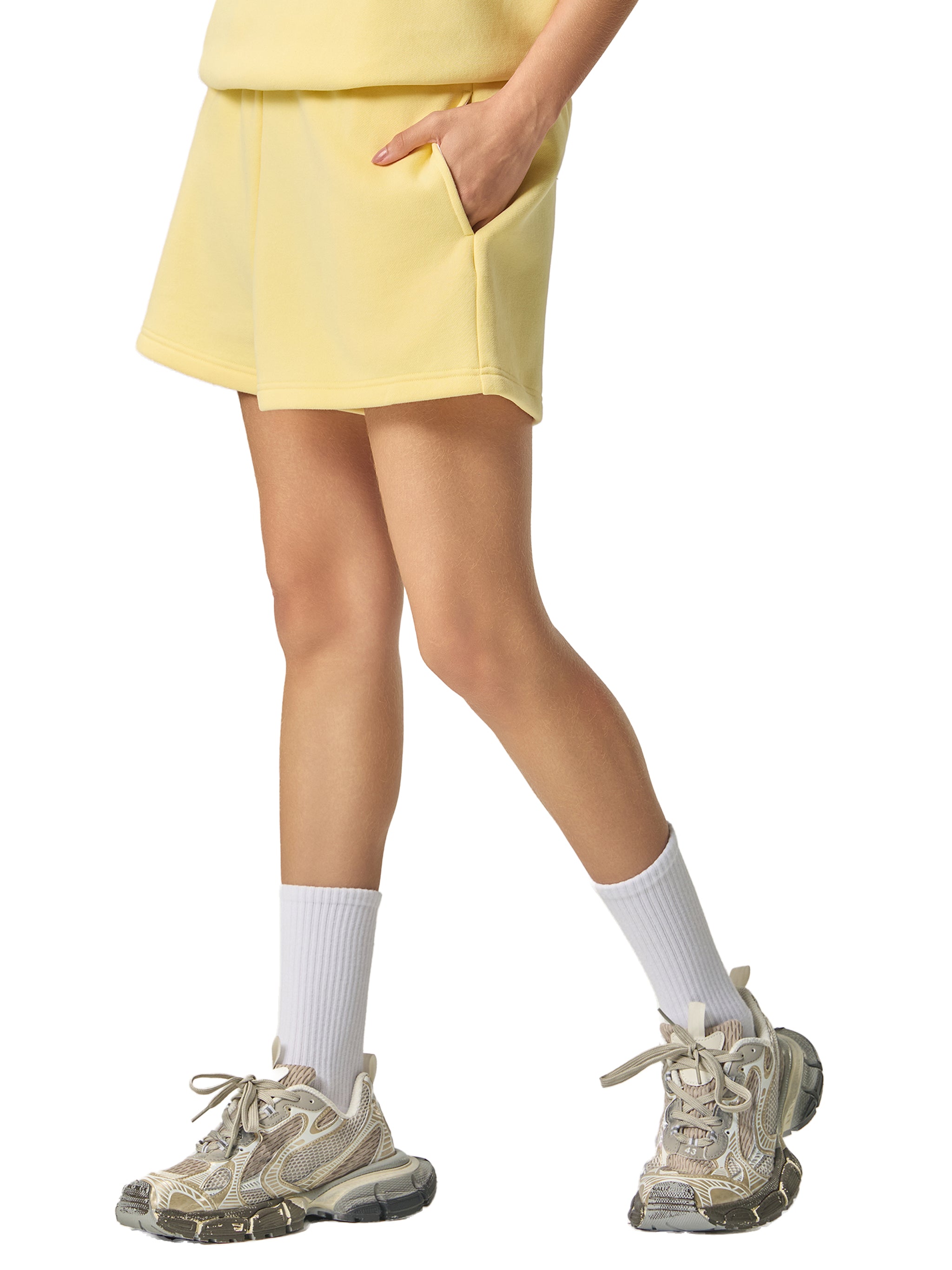 all,arcaprl,arcadia,apparel,women,drawstring,sweatshorts,bodycon,shorts,fleece