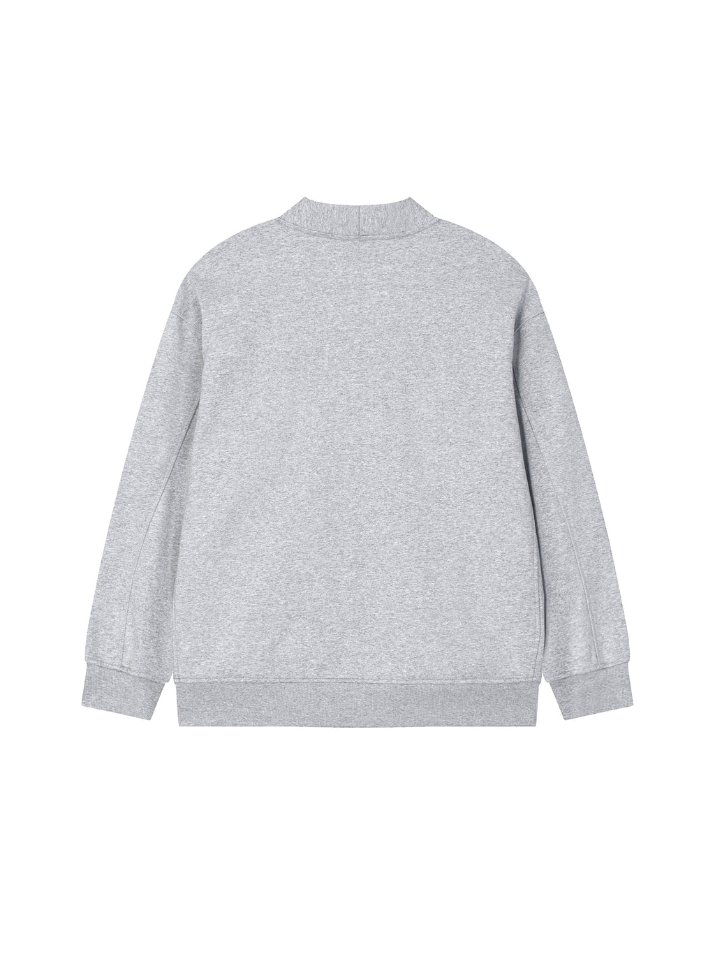 M | essential heavyweight sweat cardigan