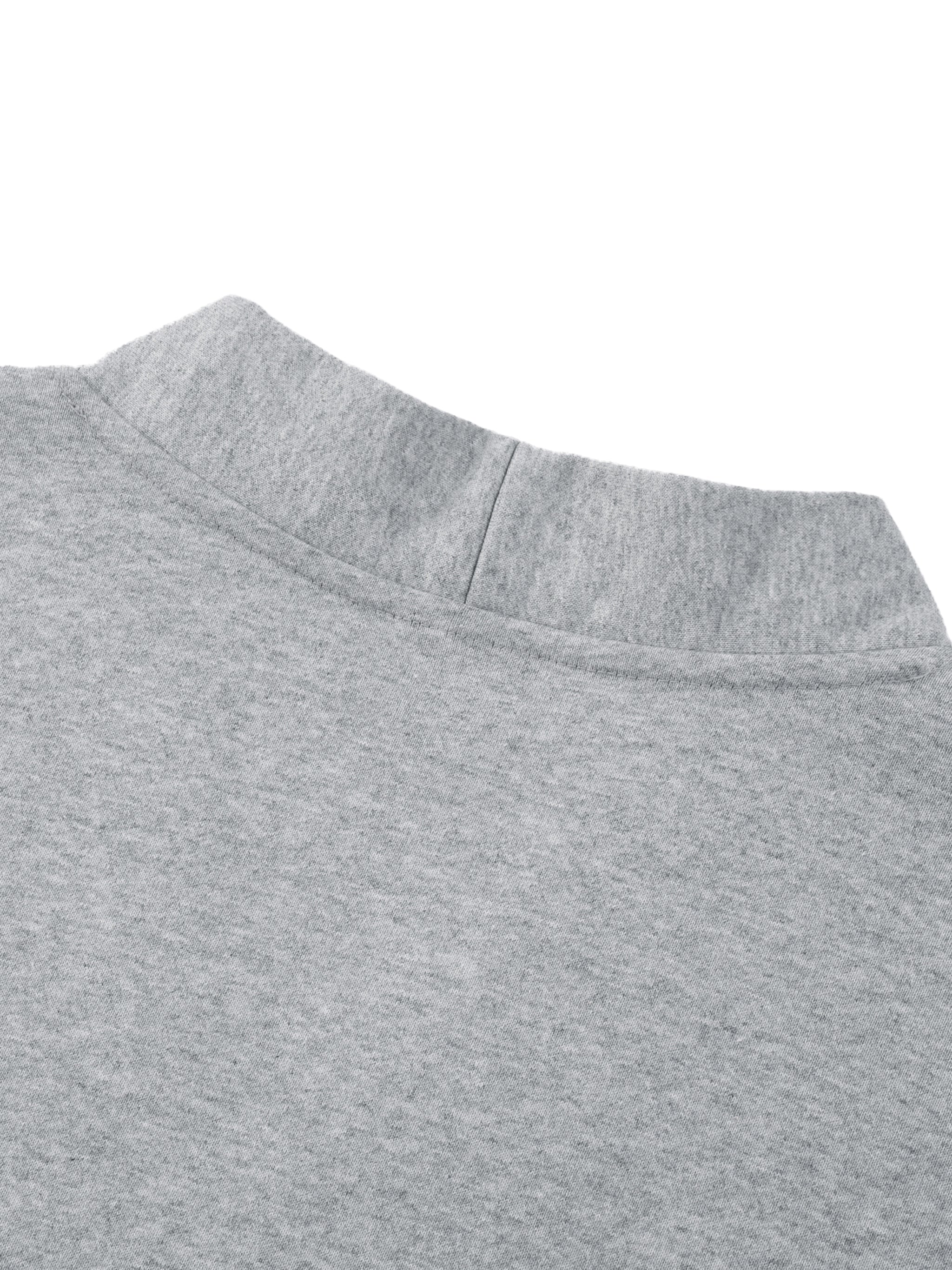 M | essential heavyweight sweat cardigan