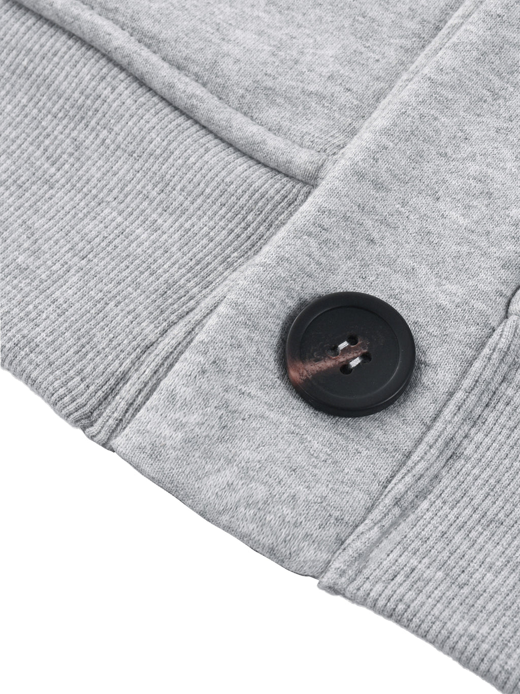 M | essential heavyweight sweat cardigan