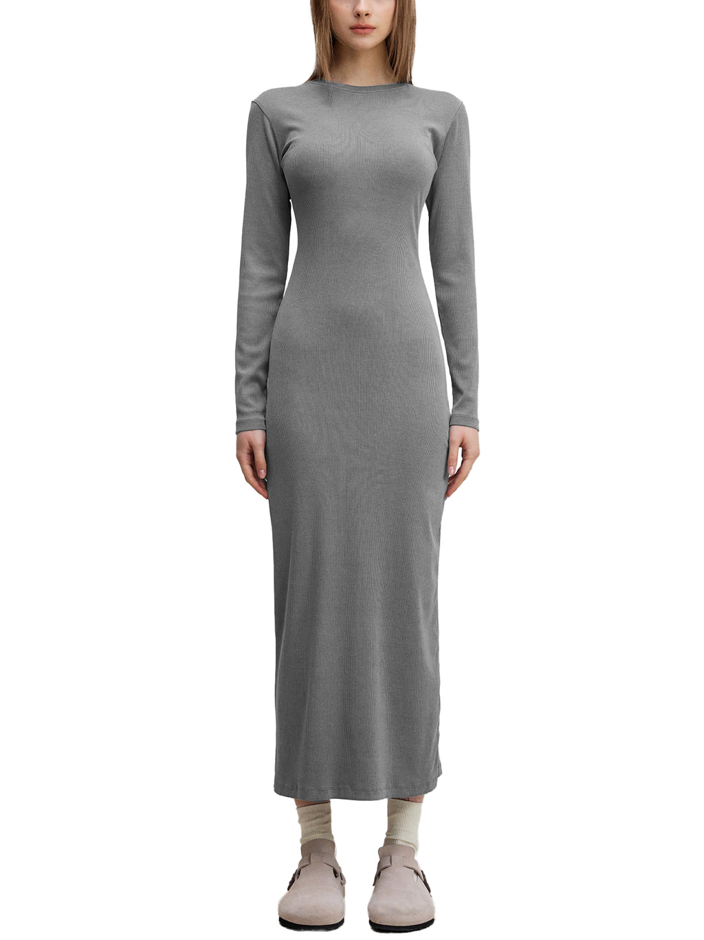 all,arcaprl,arcadia,apparel,dyed,washed,slit,maxi,dress,women