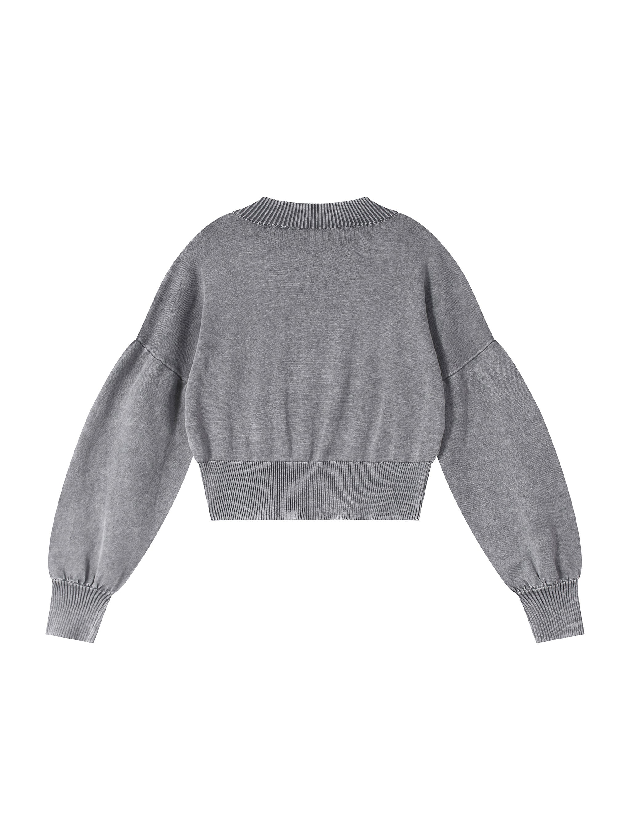 mineral,wash,balloon,sleeve,cropped,sweater,wath,all,women,arcaprl