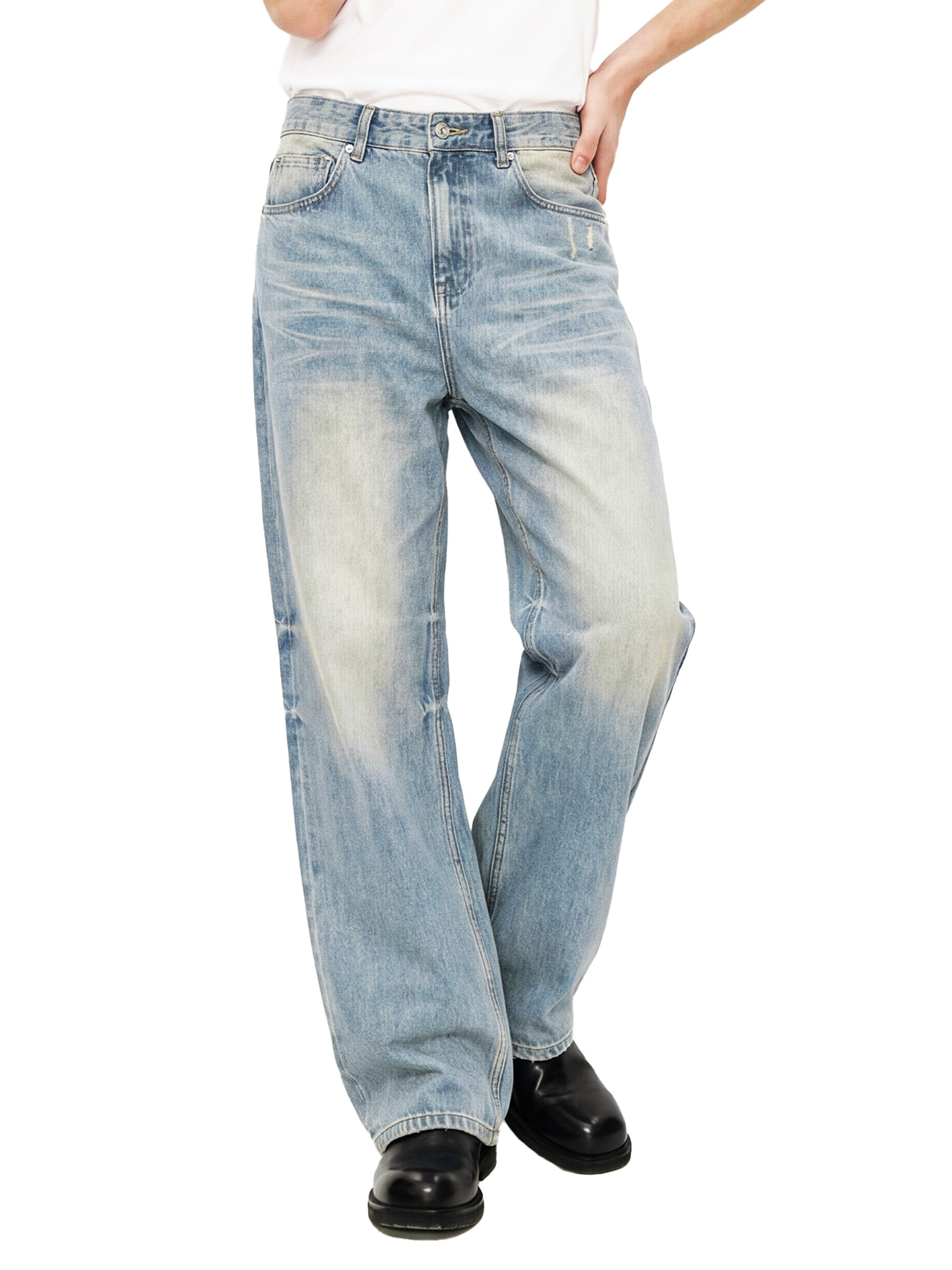 new,sun fade,raw hem,denim,jeans,all,arcadia,arcaprl,apparel,lower