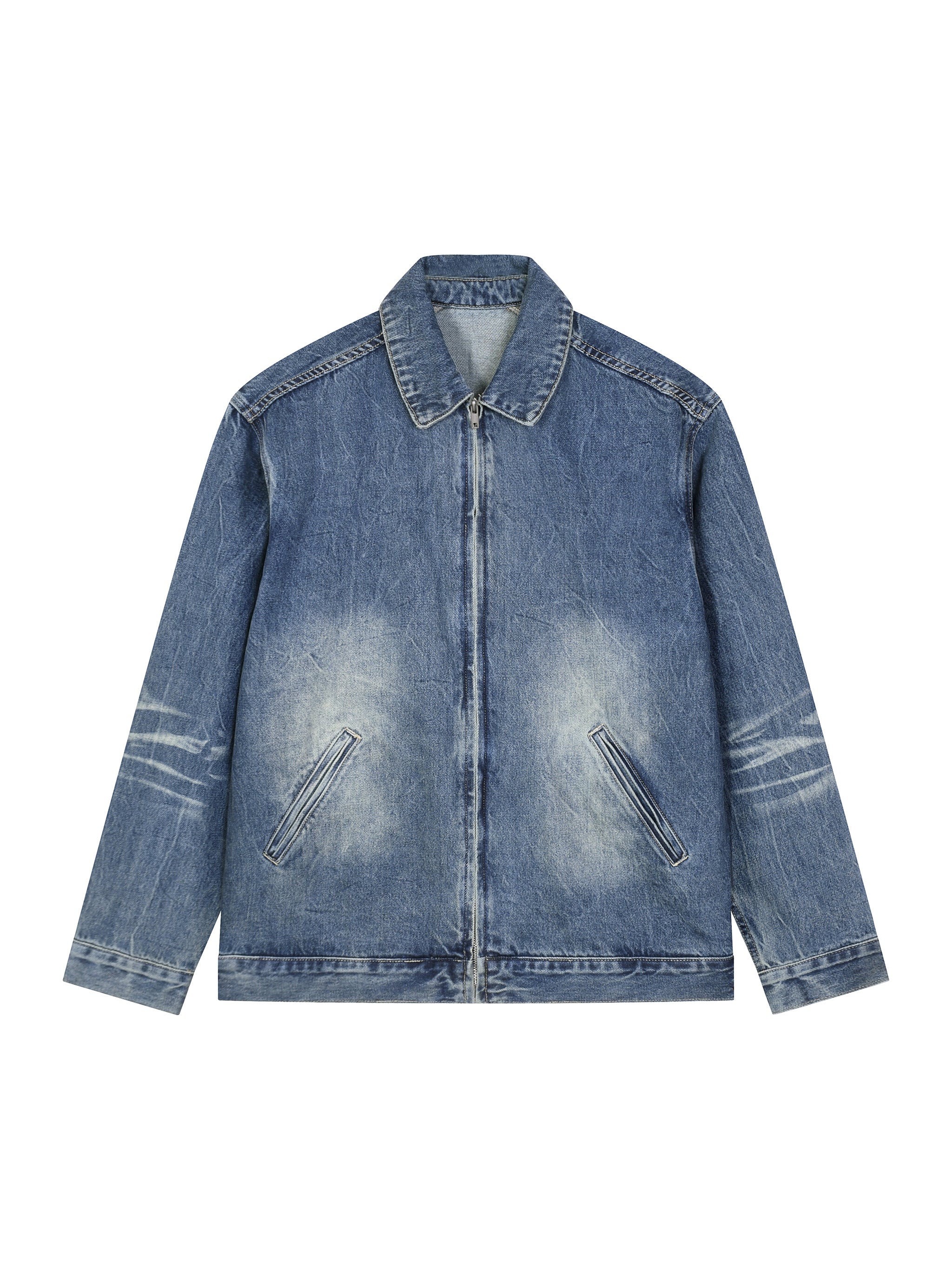 all,arcaprl,vintage,wash,rq0038,zip-up,denim,jacket,Canadian tuxedo,upper body