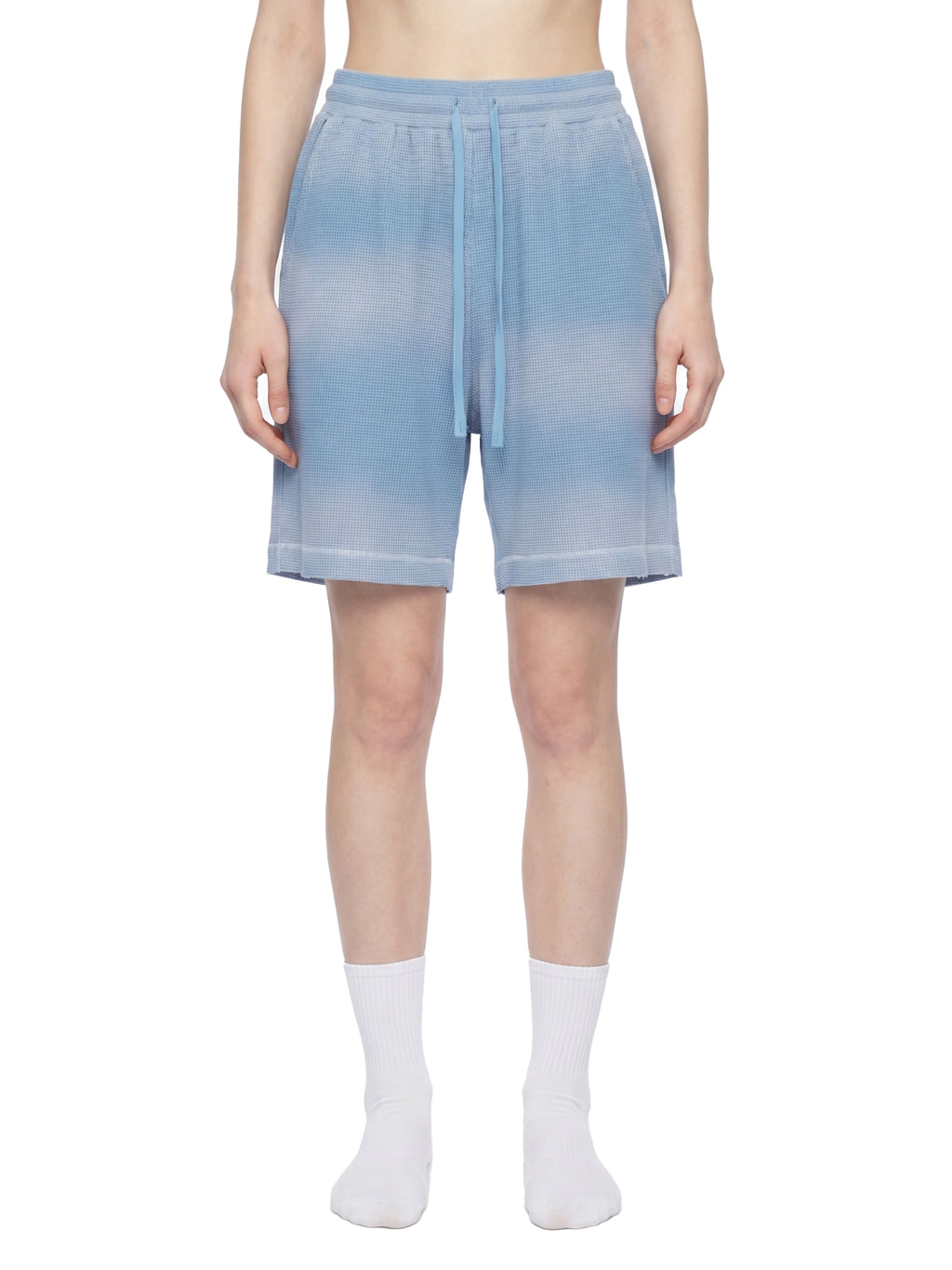 all,arcaprl,waffle,sunfade,raw,raw hem,hem,shorts,lower body,one-size