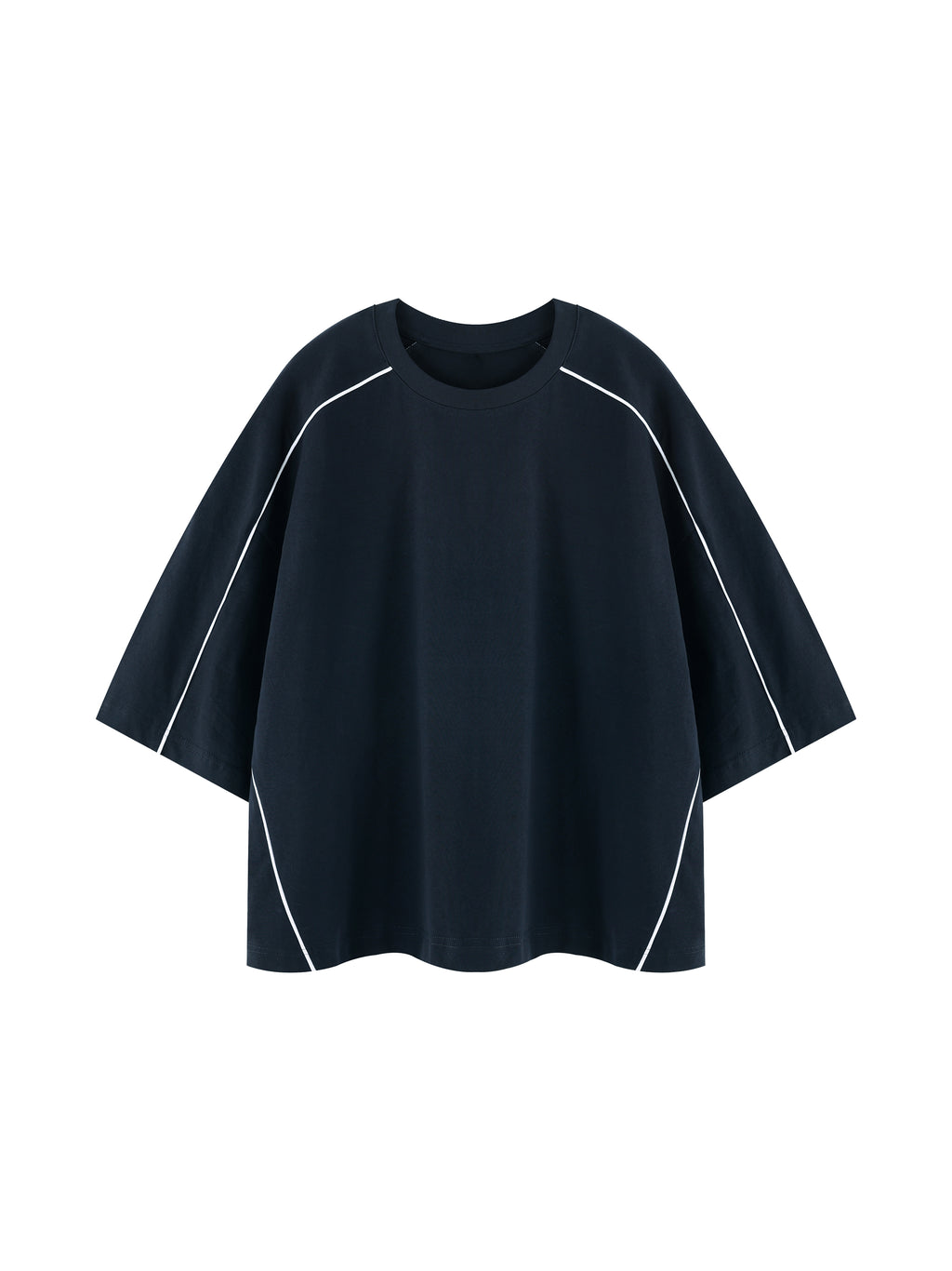 all,arcaprl,heavyweight,boxy,piping,t-shirt,tee,one-size,upper body,ut0122