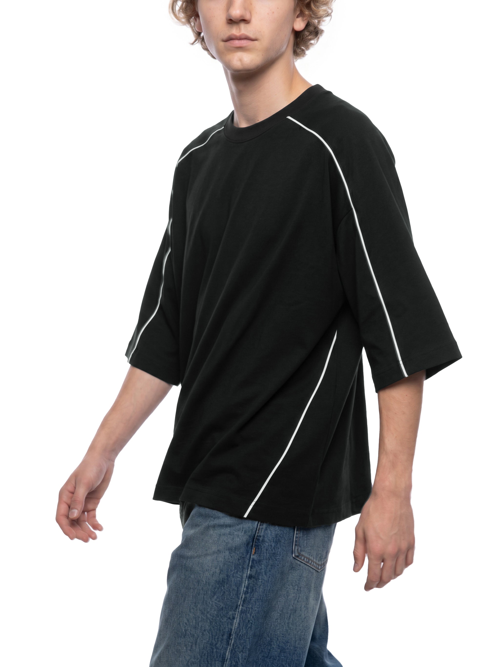 all,arcaprl,heavyweight,boxy,piping,t-shirt,tee,one-size,upper body,ut0122