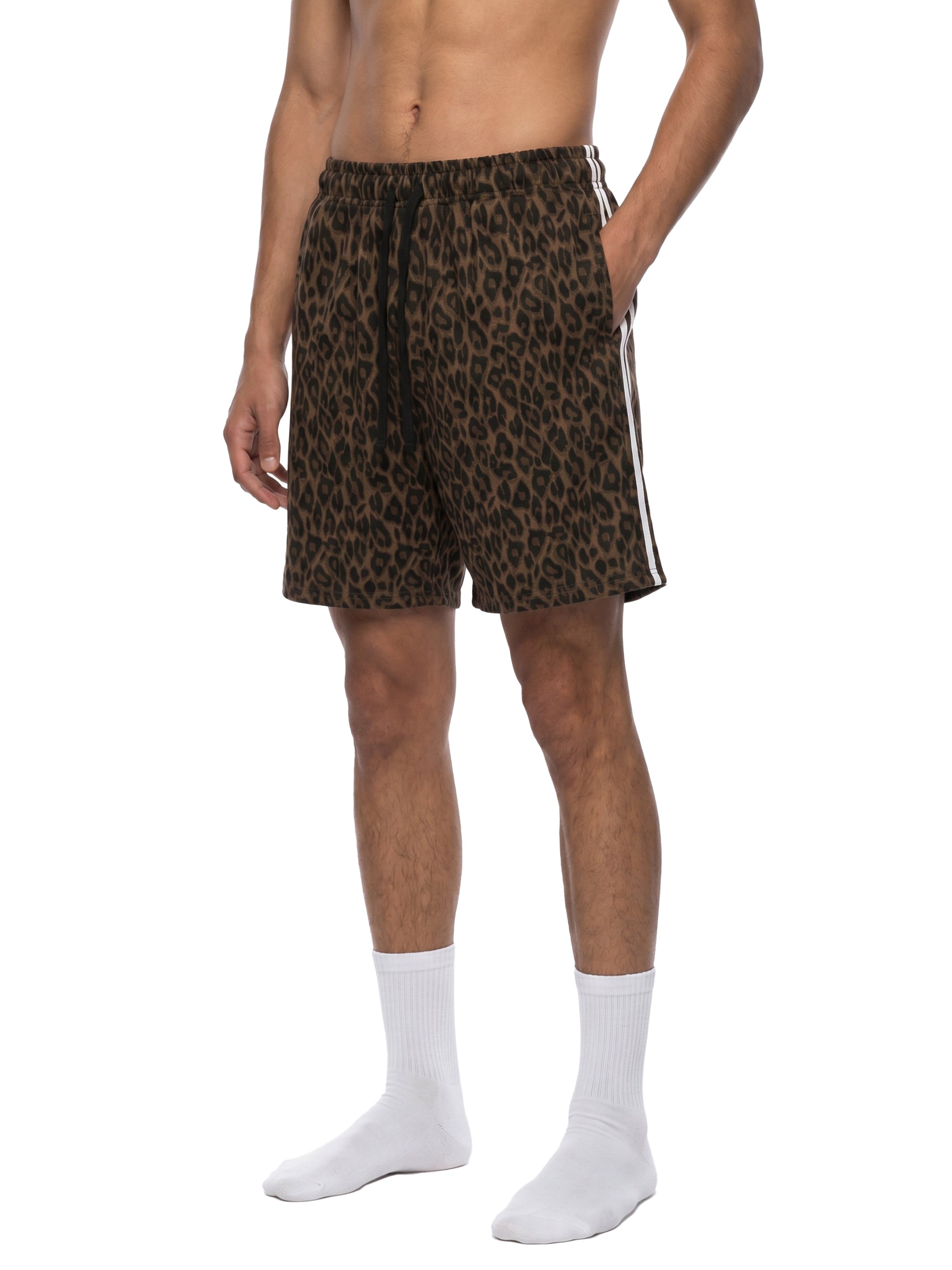 all,arcaprl,heavyweight,drawstring,leopard,shorts,lower body,one-size,ub0037,100% cotton