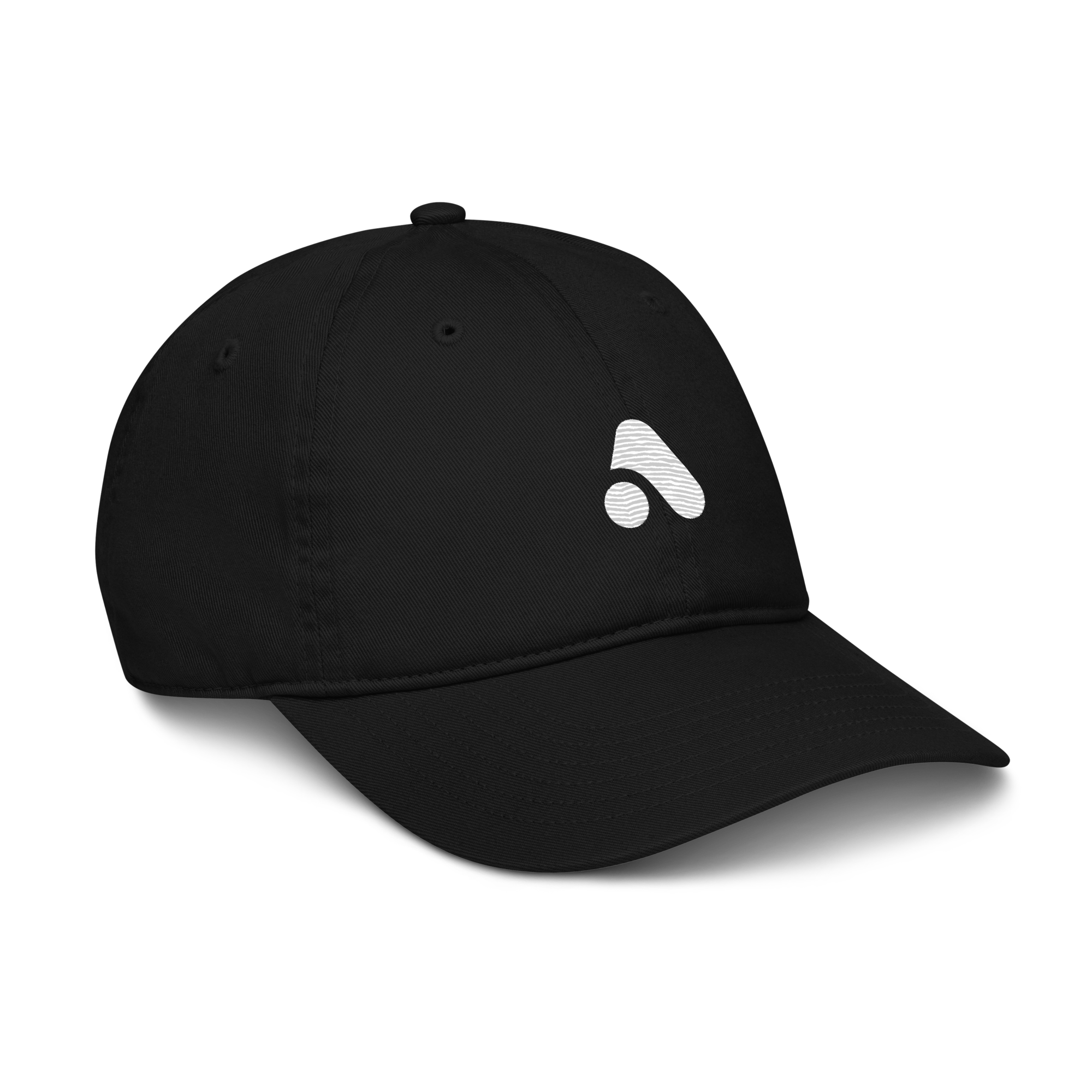 Black and White Organic Dad Hat - Arcadia Apparel