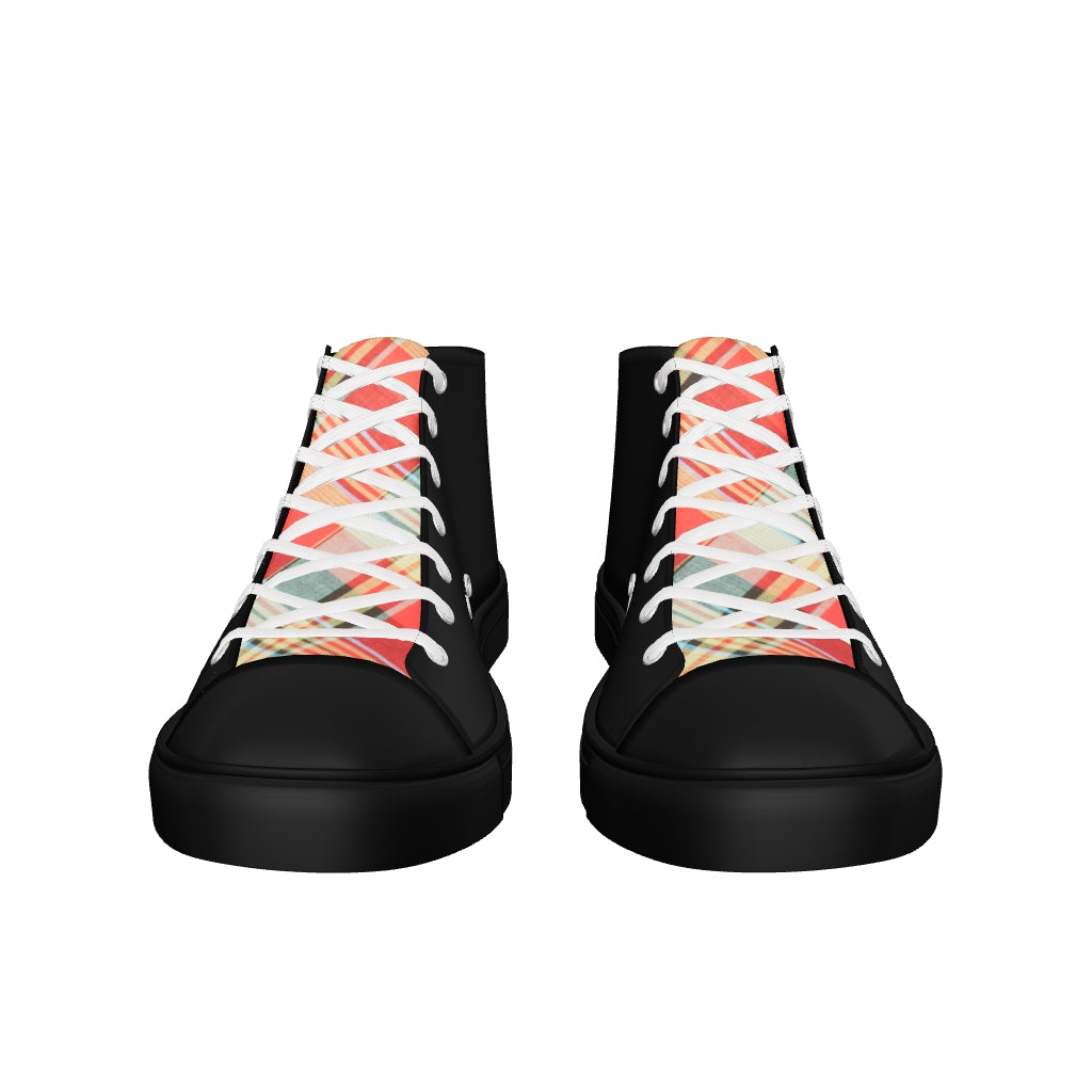 M | PEAK HIGH TOP | orange and green plaid