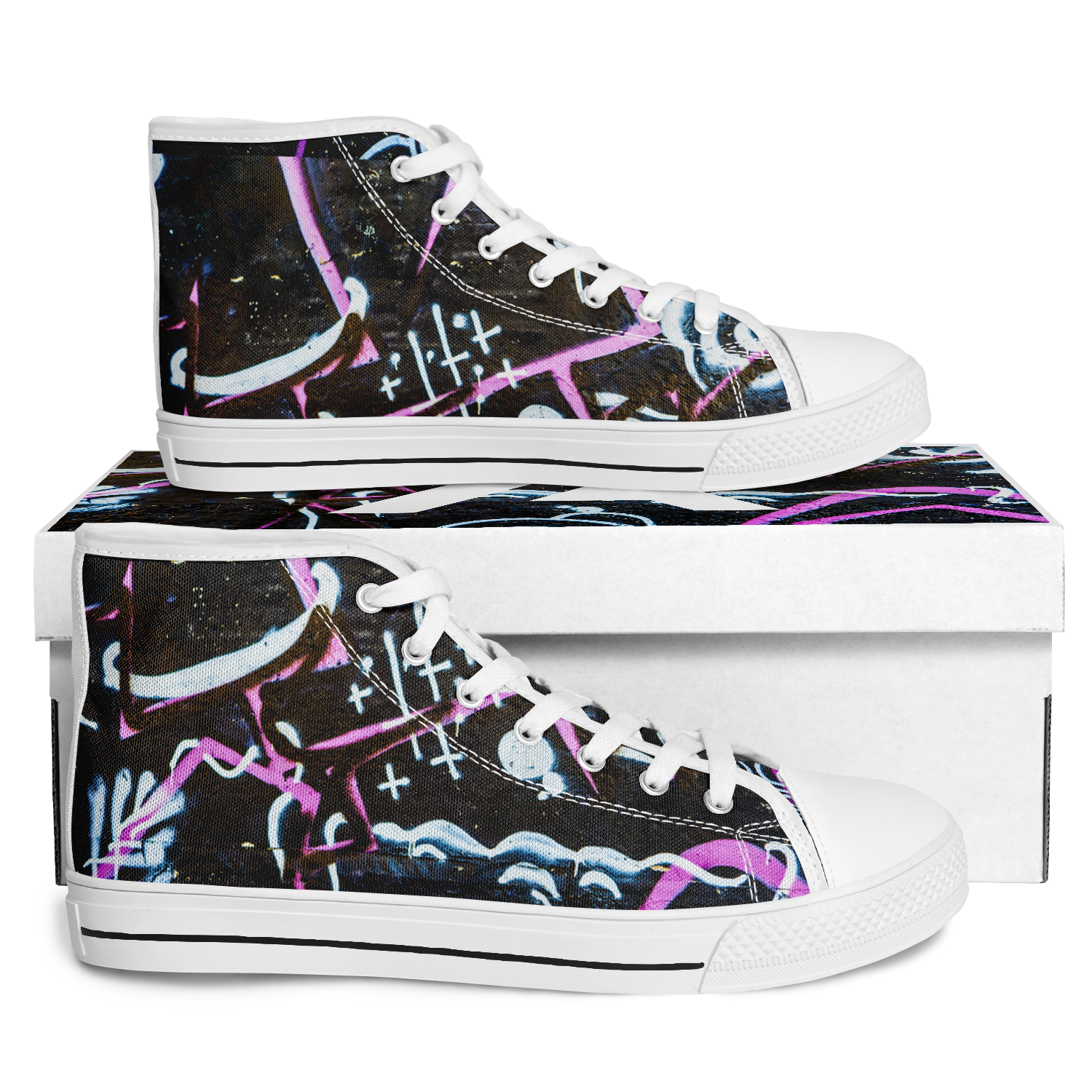 HIGH TOP | glow graffiti - Arcadia Apparel