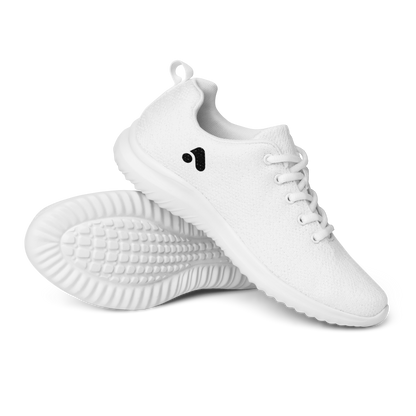 Women’s White Athletic Sneakers - Arcadia Apparel
