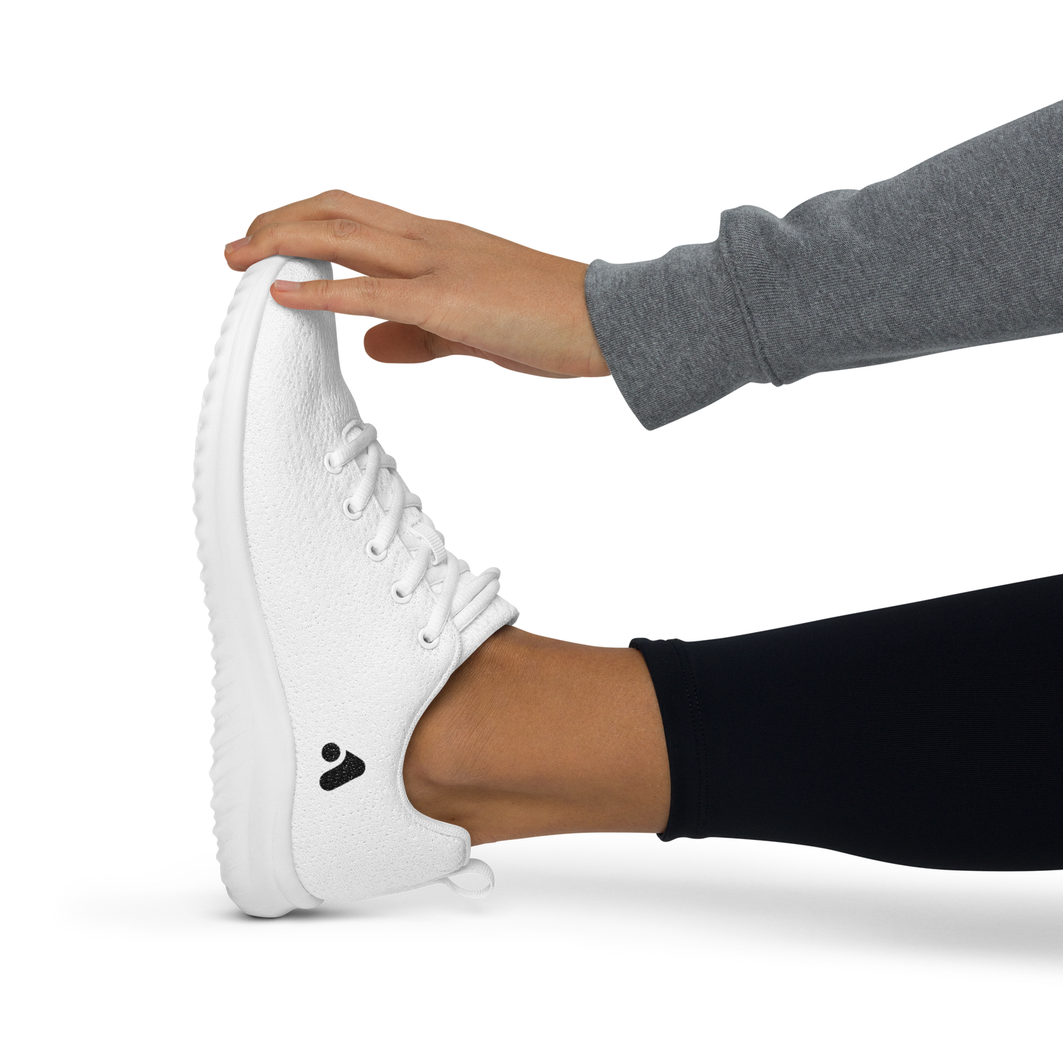 Women’s White Athletic Sneakers - Arcadia Apparel