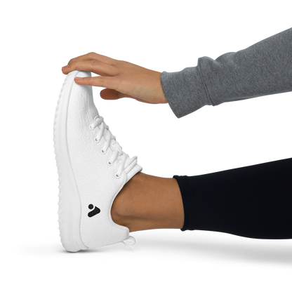 Women’s White Athletic Sneakers - Arcadia Apparel