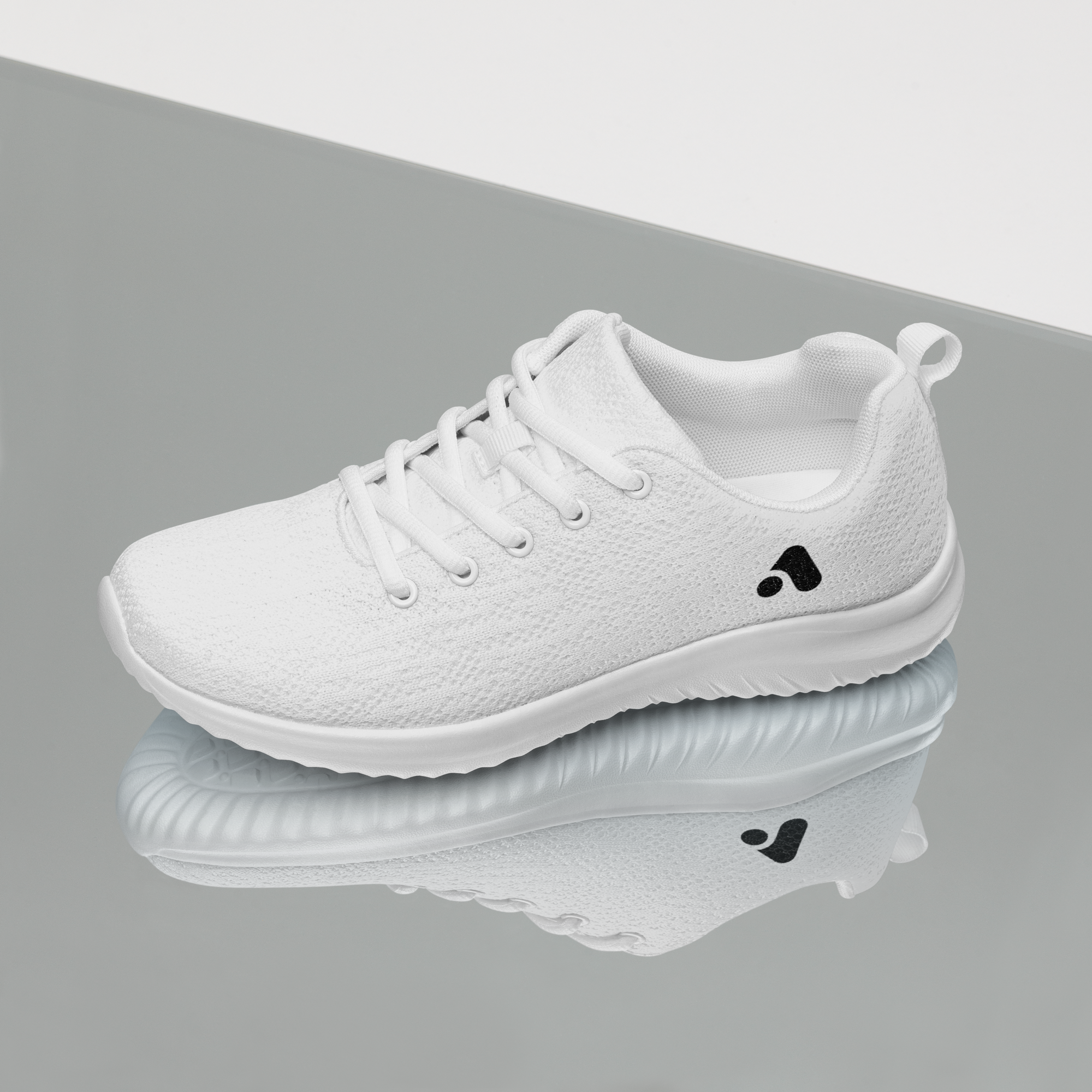 Women’s White Athletic Sneakers - Arcadia Apparel