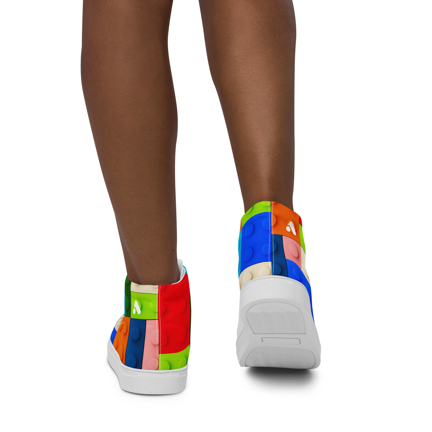 Women’s Lego Pattern High Top Sneaker