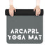 Red, White & Black Chakra Rubber Yoga Mat - Arcadia Apparel